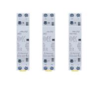 contacteur de courant alternatif Contacteur modulaire HCH8s-25 2P 25A AC DC 2NO ou 2NC 1NO1NC 24V 110V 220V Contacteur domestique automatique type rail(25A 1NO AC230V)