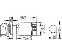 Contacteur de démarreur 6JK 007 232-001 HELLA
