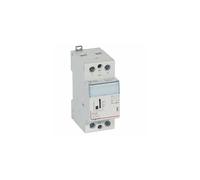 Contacteur de puissance CX³ commande manuelle bobine 24V~ - 2P 250V~ - 63A - contact 2F - 2 modules
