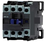 Contacteur de puissance électrique NXC-18 18A LC1D AC CJX2-1810 1801 NO NC LC1, montage sur rail DIN, AC 24V 36V 110V 220V 380V, 1 pièce(NXC-18 NO NC,110V)