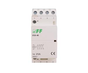 Contacteur de puissance modulaire 25 A 230 V 4Z ST25-40 Rail Contacteur d'installation Contacteur de courant 4161