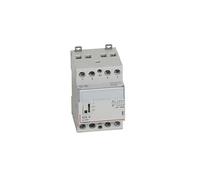 Legrand Contacteur Jour/Nuit 412562 – Triphasé 4 pôles Silencieux Bobine 230 V 40 A 4 NO 3 modules