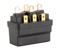 Contacteur de relais de contact de solénoïde de treuil 12V 120A en acier universel