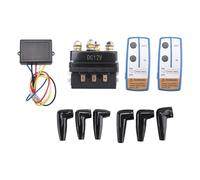 contacteur de relais électromagnétique de treuil Contacteur de relais solénoïde de treuil AC34-12V 500A + kit de télécommande de treuil sans fil for camion Jeep ATV 5500-12000Lbs treuil (500A)
