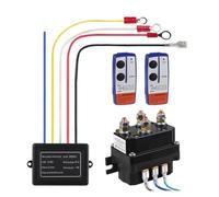 contacteur de relais électromagnétique de treuil Kit de récupération de télécommandes sans fil, contacteur de treuil, relais solénoïde de commande de treuil, 12V, 250a