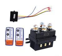 Contacteur de treuil 12 V 500 A, 1 ensemble télécommande sans fil, électrovanne robuste, relais de treuil 4 x 4, véhicule tout-terrain, double commande pour VTT, UTV, SUV