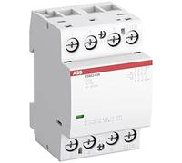 Contacteur d'installation, modèle ESB63-20N-06, 2 pôles, 2 contacts principaux NO, 63 A, 230 V, blanc, 6,5 x 5,4 x 8,5 cm (référence : 1SAE351111R0620)