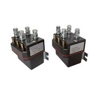 Contacteur d'inversion de Moteur DC66P 12V 24V 80A, Interrupteur de Relais solénoïde de treuil, contacteur de Grue monté Monobloc DC66 (Color : DC66P 24V)