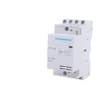 Contacteur domestique CA CT1-25 16A 20A 25A 4P 220V/230V 50/60HZ 4NC/4NO 2NO2NC/3NO1NC, 1 pièce(16A,2NO2NC)
