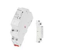 Contacteur domestique GYHC for rail DIN AC 24 V 48 V 110 V 220 V 2P 25 A 2 NC 2 NO 1 NO 1 NC 50/60 Hz 1 pièce(2P 25A 2NC AC220V)