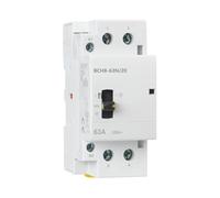 Contacteur domestique manuel CA 63A 2NO 2 pôles BCH8-63M/20, 50/60 Hz, commande manuelle/automatique, 1 pièce(2NO_AC 230V)