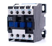 Contacteur Électromagnétique 220V 25A, Moteur De Commande HVAC, Interrupteur Électrique Triphasé Protéger les équipements électriques(380V,CJX2-2510)
