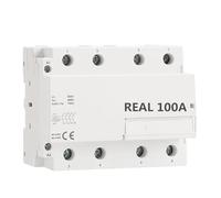 Contacteur GYHC 4 phases 100 A CA 220 V 230 V Rail DIN Contacteur modulaire domestique Contrôleur de commutateur Maison intelligente Hôtel Utilisation(4P 100A 4NO 230VAC)
