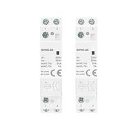 Contacteur GYHC DC12V DC24V tension de bobine 25A 2NO 2NC 1NO1NC 50/60Hz AC220V tension principale 1 pièces(2P 25A 2NC DC24V)