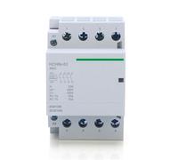 Contacteur HCH8s-63 40A 4P 63A 4NO 4NC 2NO2NC 220V 110V 120V 24V 50/60Hz 1Pcs(4P 63A 2NO2NC AC110V)