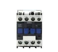 Contacteur LC1 triphasé 18 A à bobine NO, tension 380 V, 220 V, 110 V, 36 V, 24 V, 50/60 Hz, montage sur rail DIN, 3 pôles + 1 NO, normalement ouvert, CJX2-1810(AC 24V)