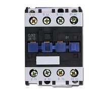 Contacteur LC1D AC CJX2-2510 25 A NO triphasé, montage sur rail DIN, 24 V, 36 V, 110 V, 220 V, 380 V, 1 pièce(110V)