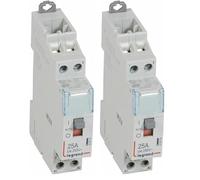 contacteur legrand cx3 25a 2 contacts nf bobine 24 volts ac - cm (Lot de 2)