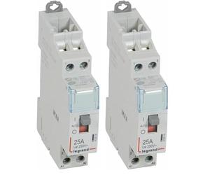 contacteur legrand cx3 25a 2 contacts nf bobine 24 volts ac - cm (Lot de 2)