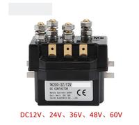 Contacteur magnétique intermittent biphasé CC 200 A 12/24/36/48/60 V CC TK200-2Z for treuil électrique automobile(12V)