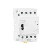 Contacteur manuel 4P 40A 63A 2NO2NC ou 4NO 220V rail DIN Contacteur modulaire domestique CA(4P 63A 2NO2NC M)
