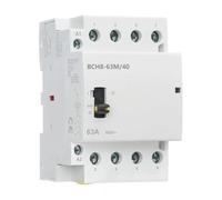 Contacteur manuel CA 4 pôles BCH8-63M/40 63A 4NO 50/60 Hz, commande manuelle/automatique, 1 pièce(4NO_AC 230V)