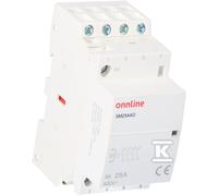 Contacteur MOD.4NO 25A 230V AC ONNLINE SM25A4O