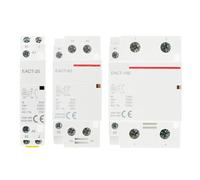 Contacteur modulaire 2P 16-100 A AC 110 V 220 V 50/60 Hz for rail DIN, contrôleur 2 NO 2 NC 1 NO 1 NC, for maison connectée et hôtel(20A,2NC,24V)