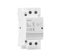 Contacteur modulaire 2P 40A 63A 2NO ou 2NC ou 1NO1NC, montage sur rail DIN, 220V/230V AC, automatique(2P 40A 2N0 220V)