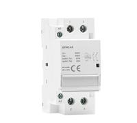 Contacteur modulaire 2P 40A 63A 2NO ou 2NC ou 1NO1NC, montage sur rail DIN, 220V/230V AC, automatique(2P 63A 2N0 220V)