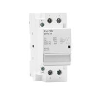 Contacteur modulaire 2P 40A 63A 2NO ou 2NC ou 1NO1NC, montage sur Rail DIN AC220V 230 automatique(2P 63A 2N0 220V)