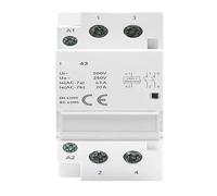 Contacteur modulaire 2P 40A 63A 2NO ou 2NC ou 1NO1NC Montage sur rail DIN AC220V 230V(2P 40A 2NC 220V)