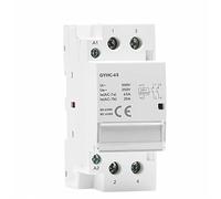 Contacteur modulaire 2P 40A 63A 2NO ou 2NC ou 1NO1NC, montage sur Rail DIN AC220V 230V automatique, 1 pièce Interrupteur automatique (Color : 2p 40a 2n0 220v)