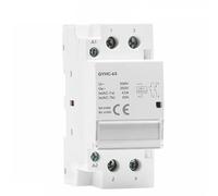 Contacteur modulaire 2P 40A 63A 2NO ou 2NC ou 1NO1NC Montage sur rail DIN AC220V 230V Automatique 1 pièce(2P 40A 2N0 220V)