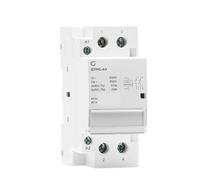 Contacteur modulaire 2P 40A 63A 2NO ou 2NC ou 1NO1NC, montage sur Rail DIN AC220V 230V automatique(2P 63A 2N0 220V)