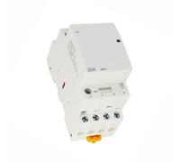 Contacteur modulaire 4P ICT-25A 2P 2NO ou 2NC 1NO1NC 24V 110V 220V Contacteur domestique automatique type rail DIN(25A 4NO AC110V)