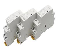 Contacteur modulaire AC 220 V 230 V 16 A/20 A/25 A/1 NO/1 NC 2 NO/2 NC 50/60 Hz monté sur rail DIN for maison, hôtel(20A,2NO_220V)