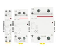 Contacteur modulaire AC 2P 4P 16A 20A 25A 32A 50A 40A 63A 100A AC 220V for rail DIN, contrôleur de commutateur for maison intelligente, hôtel(20A_2NO2NC)