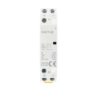 Contacteur modulaire AC 2P AC 220 V 230 V 16 A 20 A 25 A 1 NO 1 NC 2 NO 2 NC 50/60 Hz monté sur rail DIN for maison intelligente, hôtel(16A,2NO,220V)
