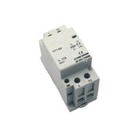 Contacteur- modulaire AC domestique sur rail CT1 2P 32A 1NC 1NO 220V/230V 400V ~ 50/60HZ