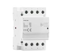 Contacteur modulaire AC domestique sur Rail Din, 4P 63A 4NO ou 2NC2NO 220V/230V 50/60HZ, 1 pièce Interrupteur automatique (Color : 4p 40a 4n0 220v)