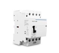 Contacteur modulaire AC domestique TOCT1 4P 63A 220V/230V 50/60Hz Din Rail avec interrupteur de commande manuel 4NO ou 2NO 2NC ou 4NC(2NO2NC)