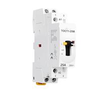 Contacteur modulaire CA TOCT1 2P 25A 220V/230V 50/60Hz sur rail DIN, 2NO ou 1NO 1NC ou 2NC, 1 pièce(2NC)