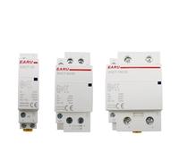 Contacteur modulaire domestique 2P 16-100 A CC/CA 12 V/220 V 50/60 Hz for rail DIN, 2 NO, 2 NC, 1 NO, 1 NC(Dc12v,63A-2NC)
