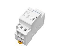 Contacteur modulaire domestique 2P 63A 220V/230V 50/60HZ sur rail DIN, 2NO 2NC ou 1NO 1NC(2NC)
