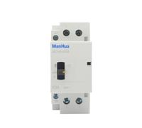 Contacteur modulaire domestique à courant alternatif MCH8-63M 2P 63A 220V/230V 50/60HZ DIN Rail avec interrupteur de commande manuel(1NO 1NC)