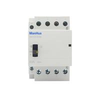 Contacteur modulaire domestique à courant alternatif MCH8-63M 4P 63A 220V/230V 50/60HZ DIN Rail avec interrupteur de commande manuel(2no 2nc)