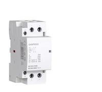 Contacteur modulaire domestique AC 220 V monophasé 2P 63 A 2NO bobine rail DIN type EKMF-6320-230