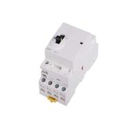 Contacteur modulaire domestique AC 4P 25A 220V/230V 50/60HZ for rail DIN avec interrupteur de commande manuel 4NO ou 2NO, 2NC ou 4NC(4NC)
