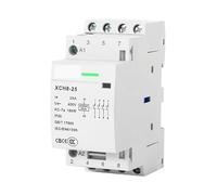 Contacteur modulaire domestique AC 4P pour rail DIN 16 A/20 A/25 A 220 V/230 V 50/60 Hz 3 NO 1 NC 4 NO 4 NC 2 NO 2 NC(20A 4NC)